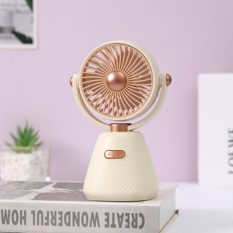 Desktop fan USB rechargeable office desktop fan student dormitory mini small fan